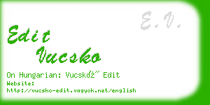 edit vucsko business card